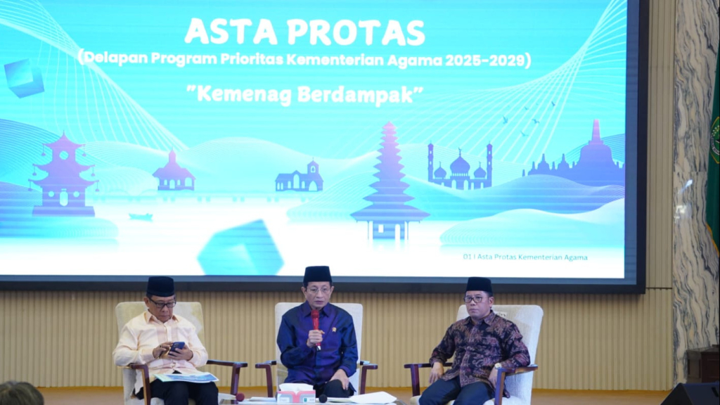 menag nasaruddin umar mengenalkan asta protas kemenag berdampak