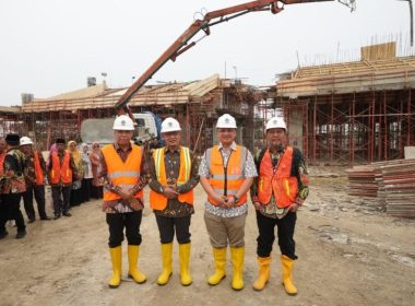 raja muda perlis apresiasi pembangunan venue utama muktamar 49 muhammadiyah di sumut 750x536