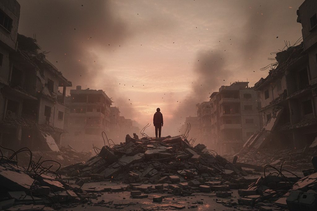 ilustrasi kekerasan di Jalur Gaza