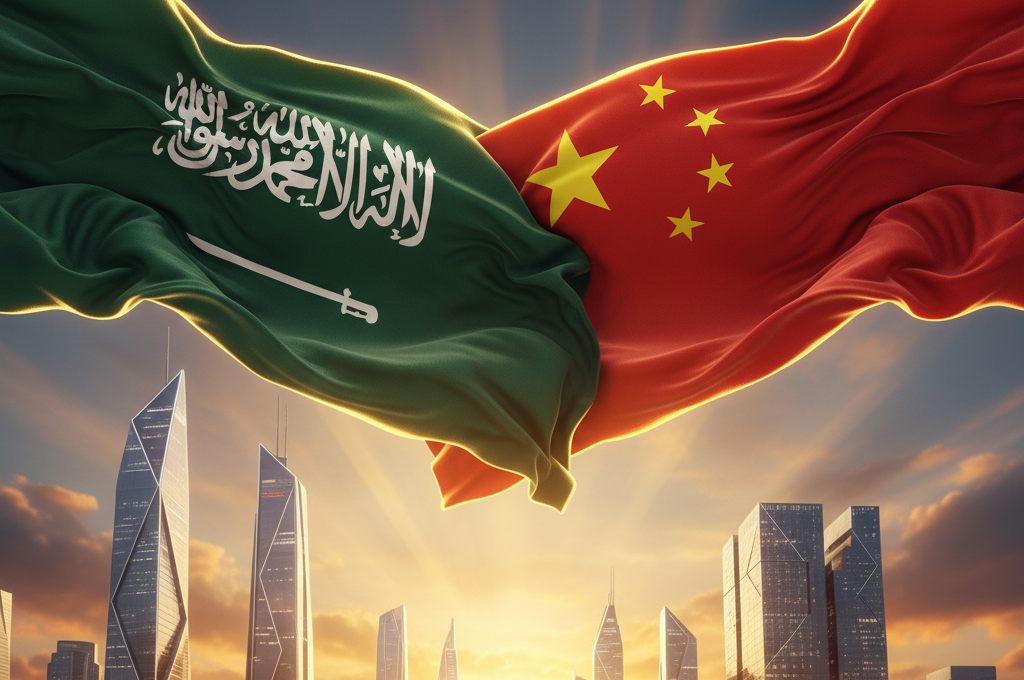 ilustrasi kerjasama arab saudi dan china